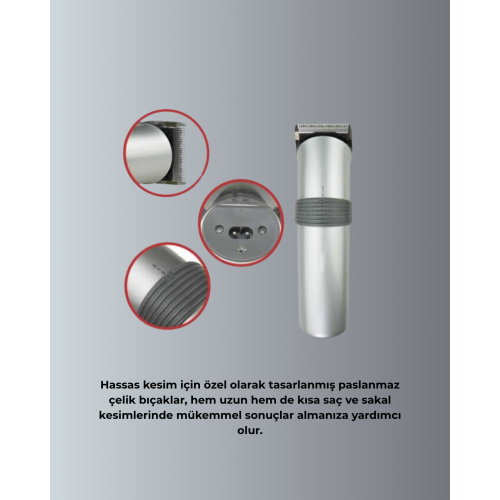 Paslanmaz Çelik Bıçaklı Tıraş Makinesi – Keskin ve Dayanıklı