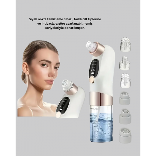 Ayarlanabilir Güç Seviyeli Vakumlu Siyah Nokta Temizleme Cihazı – Derin Gözenek Temizliği Ayarlanabilir Güç Seviyeli Vakumlu Siyah Nokta Temizleme Cihazı – Derin Gözenek Temizliği