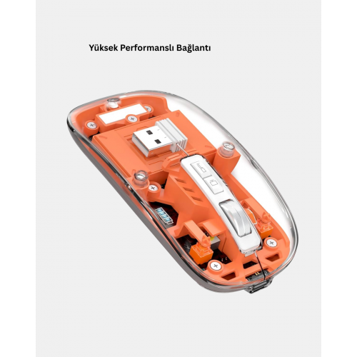 Kablosuz Çift Modlu Mouse – Bluetooth 5.0 + 2.4GHz Kablosuz Çift Modlu Mouse – Bluetooth 5.0 + 2.4GHz