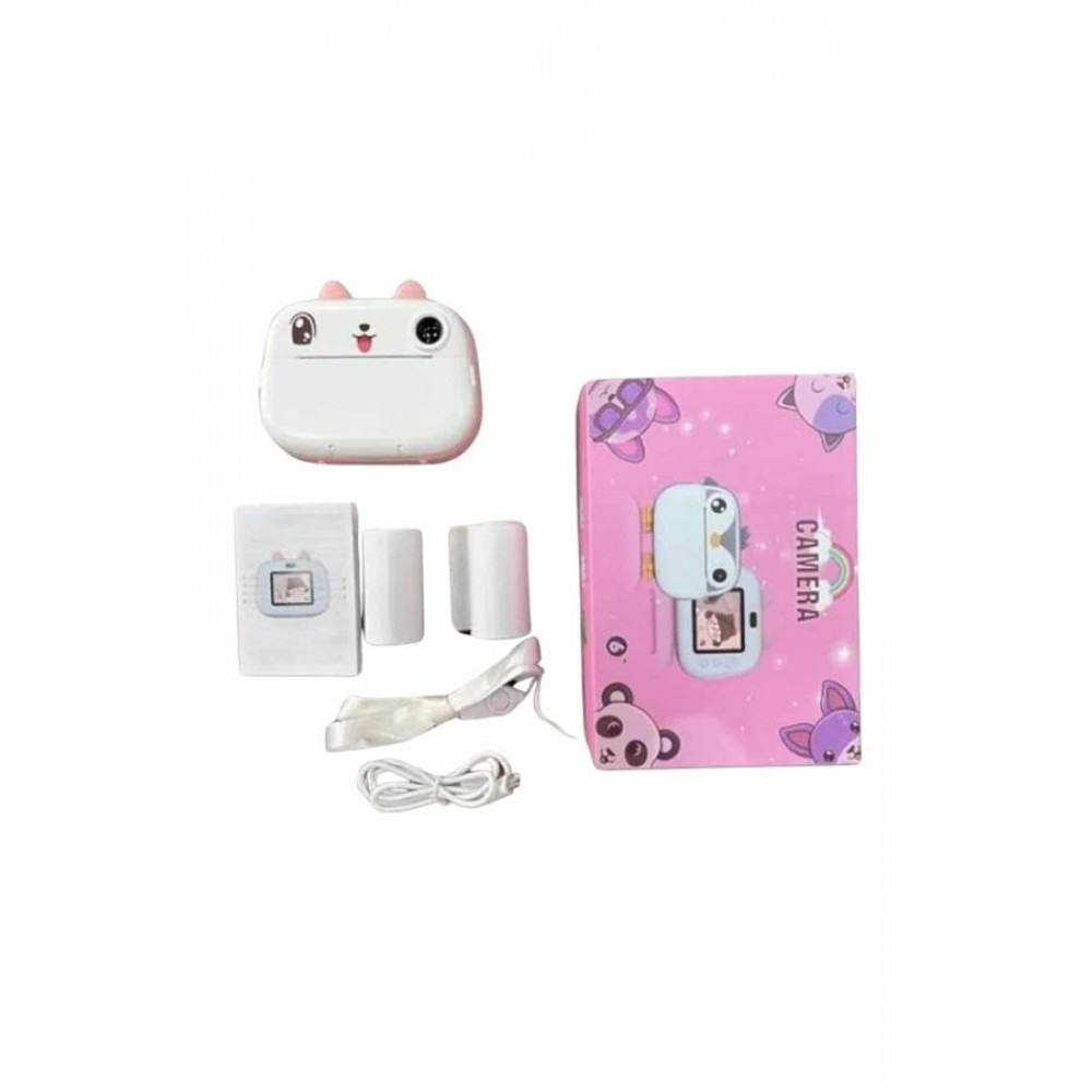 Dijital HD Video Kamera Çocuk Fotoğraf Makinesi  Anlık Termal Rulo