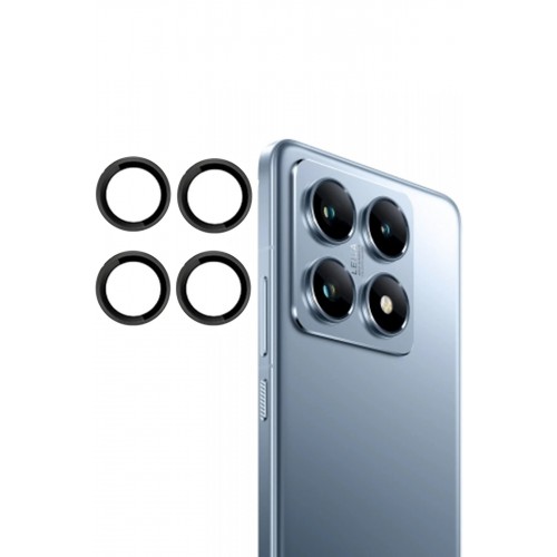 Xiaomi Mi 14T Pro PVD Metal Kamera Lens - Siyah-(5796)