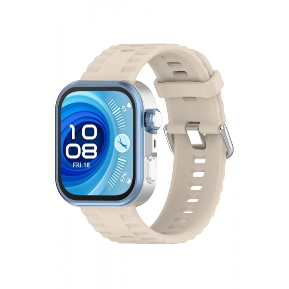 Huawei Watch Fit 3 Klasik Kordon - Krem-(5796)