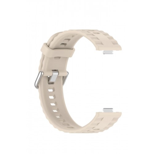 Huawei Watch Fit 3 Klasik Kordon - Krem-(5796)