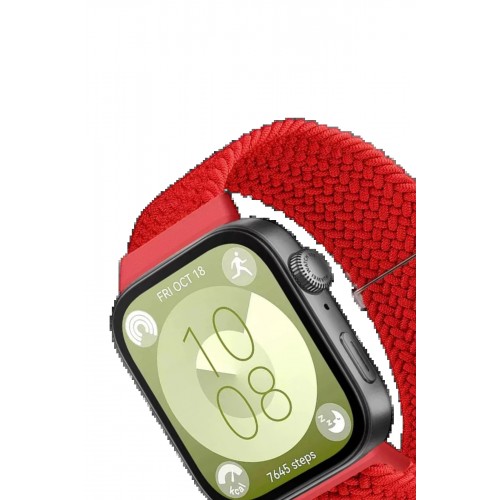 Huawei Fit 4 Star Kordon - Kırmızı-(5796)