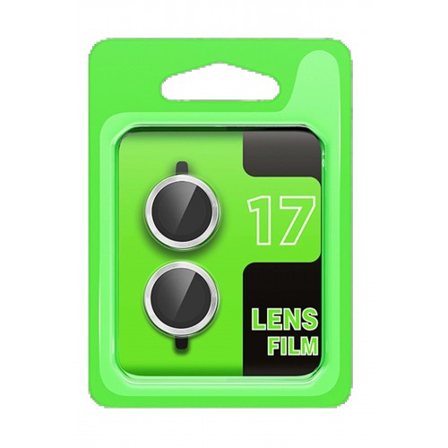 Apple iPhone 17 Raze Metal Kamera Lens - Gümüş-(5796)