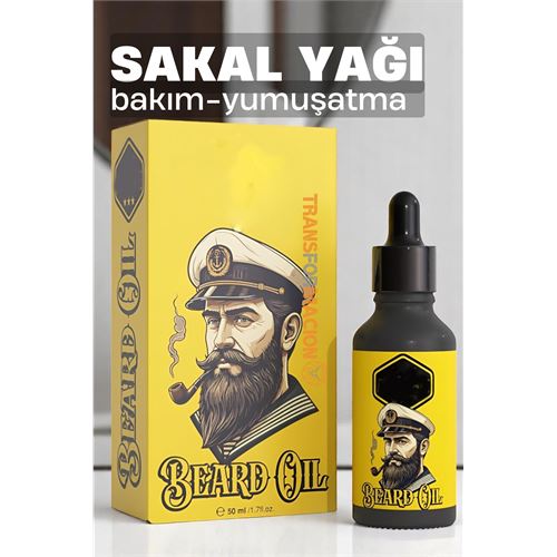 Turk Sakal Bakım Yağı - Nemlendirici Sakal Yağı Sakal Yumuşatıcı 50 ML