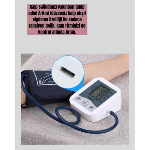 Elektronik Tansiyon Ölçer LCD Dijital Ekranlı Elektronik Tansiyon Ölçer LCD Dijital Ekranlı