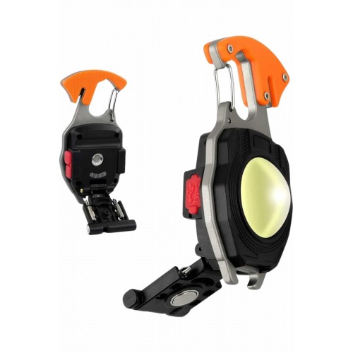 7 Modlu Mini Led Lamba Anahtarlık USB Şarjlı Kamp İçin Taşınabilir