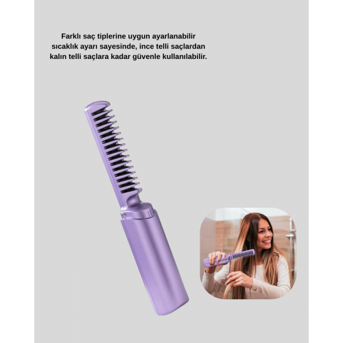 Ayarlanabilir Isı Kontrollü Saç Şekillendirici – İnce ve Kalın Tellere Uyumlu Ayarlanabilir Isı Kontrollü Saç Şekillendirici – İnce ve Kalın Tellere Uyumlu