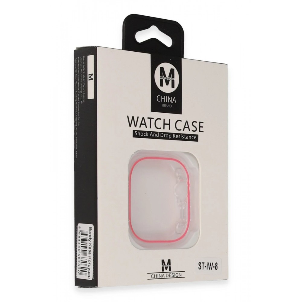 Watch Ultra 49mm Bondy Kasa Koruyucu - Pembe-(5796)