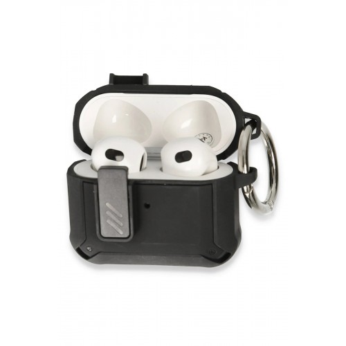Airpods 3 (3.nesil) Truva Kılıf - Siyah-(5796)