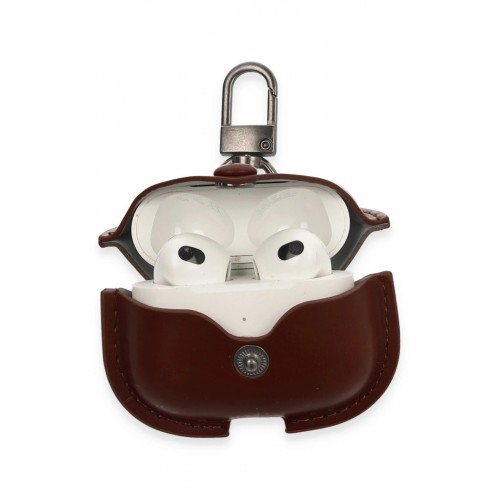 Airpods 3 (3.nesil) Çanta Deri Kılıf - Kahverengi-(5796) Airpods 3 (3.nesil) Çanta Deri Kılıf - Kahverengi-(5796)