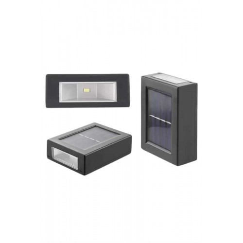 Solar Lamba Dekoratif Aplik Su Geçirmez Led Işıklı Duvar Lambası