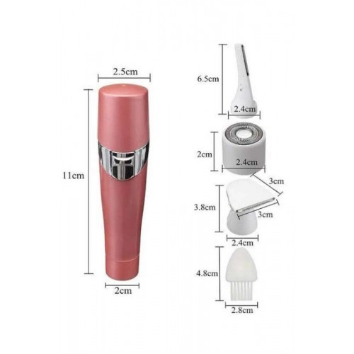 Yüz Kaş ve Tüm Vücut Epilasyon Aleti3 Başlıklı Epilatör Tüm Cilt Tiplerine Uygun