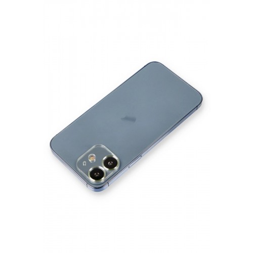 iPhone 12 Metal Kamera Lens Koruma Cam - Açık Yeşil-(5796)