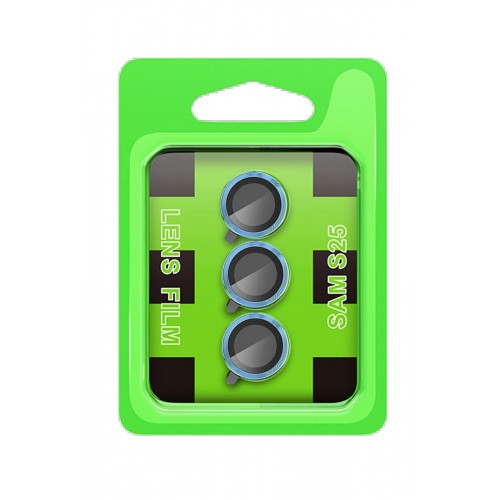 Samsung Galaxy S25 Raze Metal Kamera Lens - Mavi-(5796)