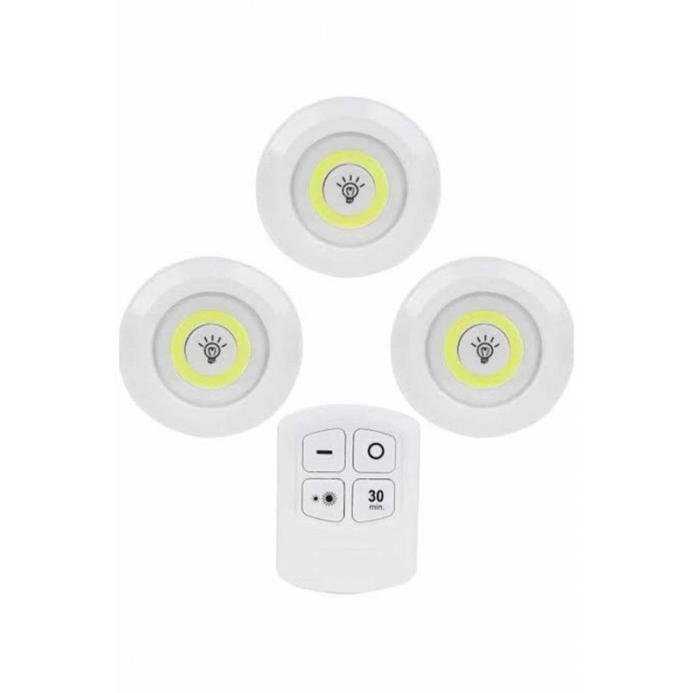 Kablosuz Pilli Işıldak  Masa Lambası Mutfak Tezgah Altı Banyo Dolabı Dolap İçi