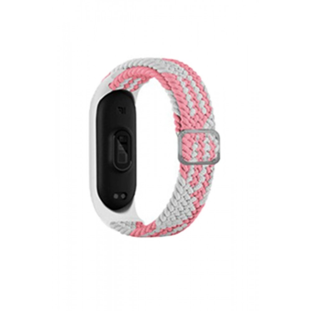 Xiaomi Mi Band 4 Star Kordon - Pembe-Beyaz-(5796)