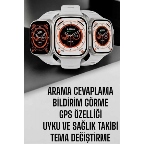 Akıllı Saat Nabız Ölçebilen Yeni Nesil GPS ve Adımsayar Özelliği