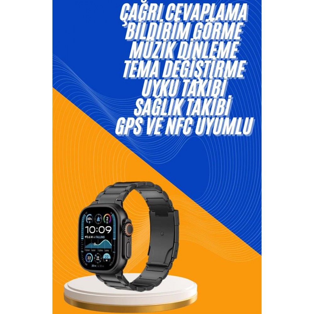 Akıllı Saat 3 Kordonlu Waterproof Adımsayar Titreşim ve GPS Özelliği