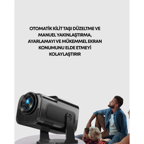 1080P Full HD Çözünürlük ve 4K Destekli Projektör