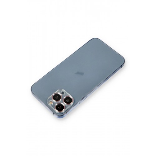 iPhone 12 Pro Metal Kamera Lens Koruma Cam - Mor-(5796)