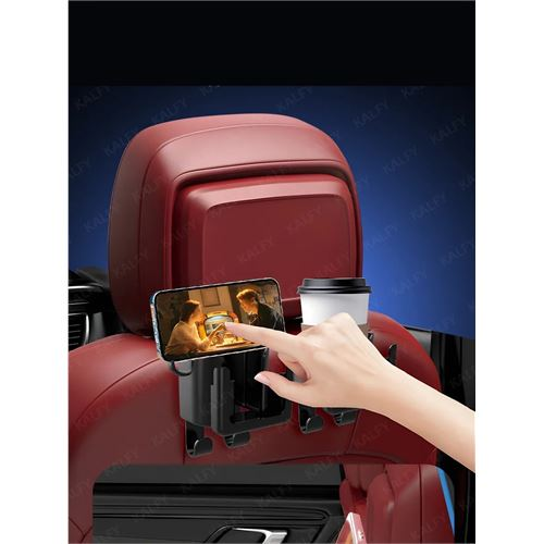 HSNET Araç Koltuk Arkası Organizer Bardak Telefon Tutucu