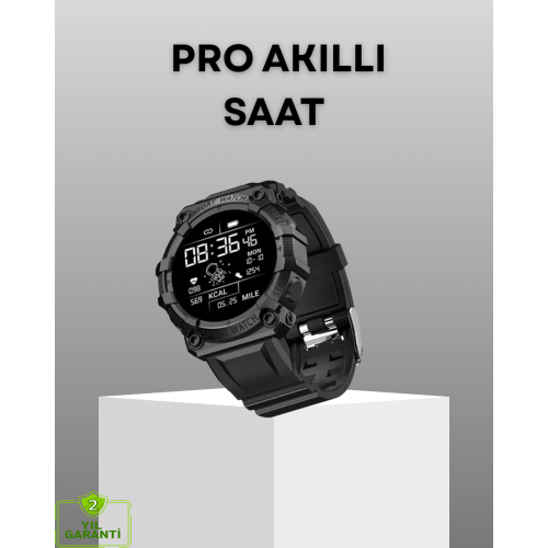 Pro Bluetooth Akıllı Saat – Kalp Atış Kan Basıncı ve Uyku Takibi