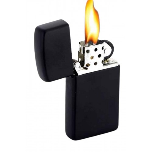 Doldurulabilir Siyah Benzinli Çakmak Metalik Doldurulabilir Siyah Benzinli Çakmak Metalik