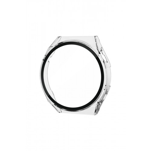 Huawei Watch GT3 Pro 43mm Dota Camlı Kasa Ekran Koruyucu - Şeffaf-(5796)