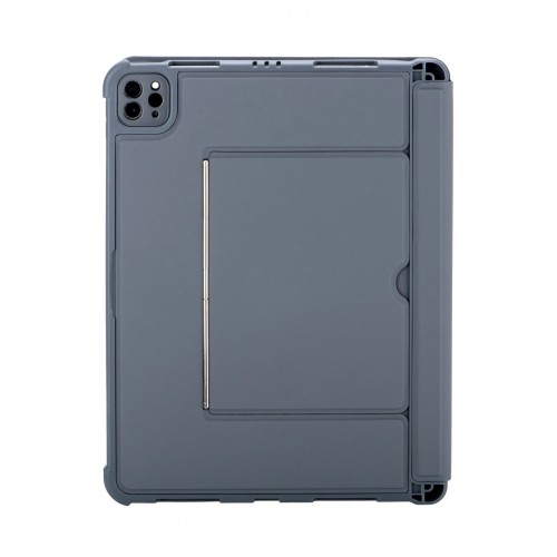 T5507D iPad Pro 11 (2022) Kılıf Palermo Ledli Klavyeli Standlı Tablet Kılıfı - Siyah-(5796)