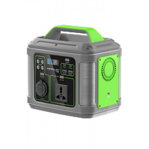 CN04 Powerbank 300W 60.000 mAh 5W Led Işıklı Kamp Şarj PD 60W - Gri-(5796)