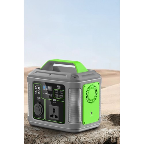 CN04 Powerbank 300W 60.000 mAh 5W Led Işıklı Kamp Şarj PD 60W - Gri-(5796)