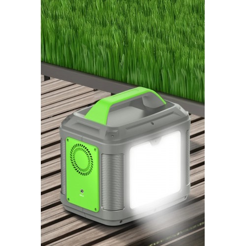 CN04 Powerbank 300W 60.000 mAh 5W Led Işıklı Kamp Şarj PD 60W - Gri-(5796)