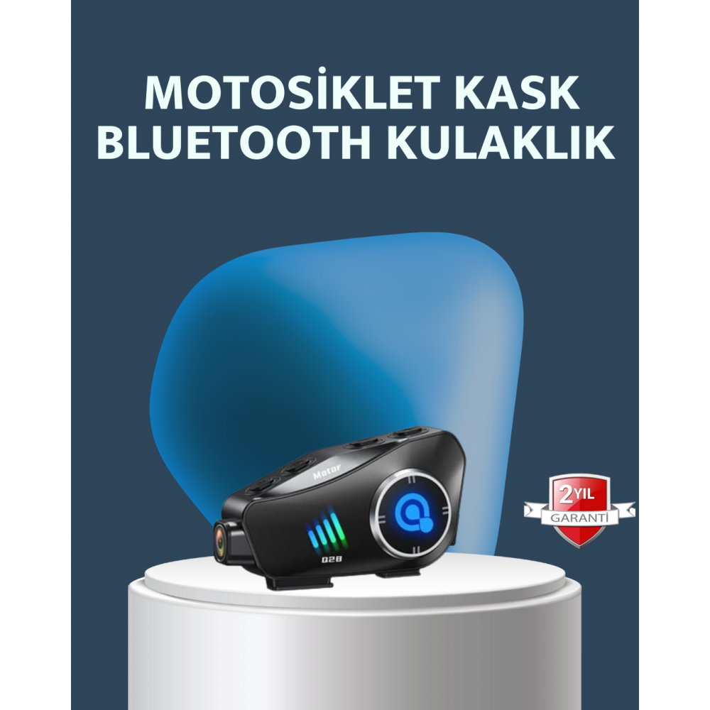 Bluetooth 5.3 Kask Kulaklığı Su Geçirmez Gürültü Azaltıcı