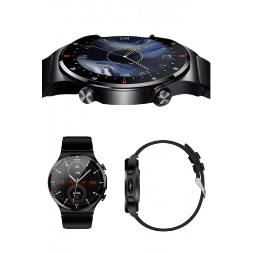 Akıllı Saat Adımsayar Nabız Ölçer Titreşim Özellikli Çağrı Cevaplama Sosyal Medya