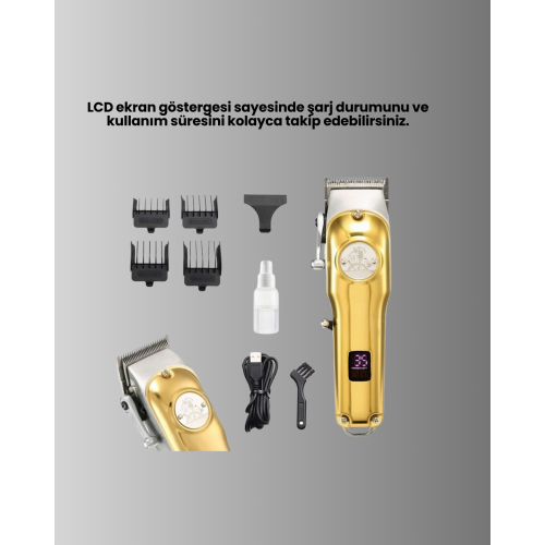 Ergonomik Tasarımlı Hafif ve Taşınabilir Profesyonel Tıraş Makinesi