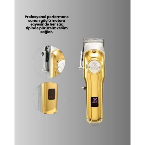 Ergonomik Tasarımlı Hafif ve Taşınabilir Profesyonel Tıraş Makinesi