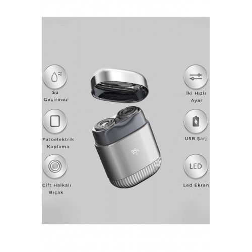 CB-S2 Tıraş Makinesi - Gümüş-(5796)