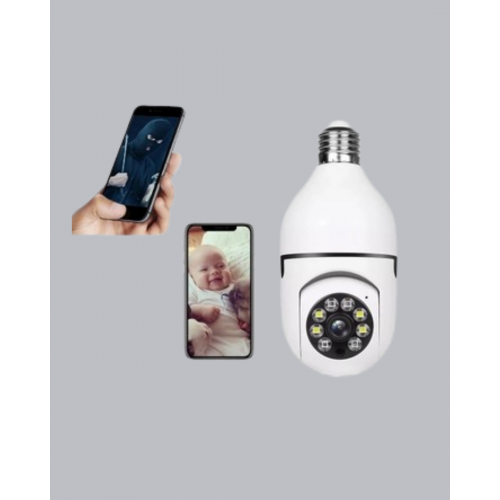 1080P Gece Görüşlü Ampul Güvenlik Kamerası – Kablolu ve Kablosuz Seçenekli