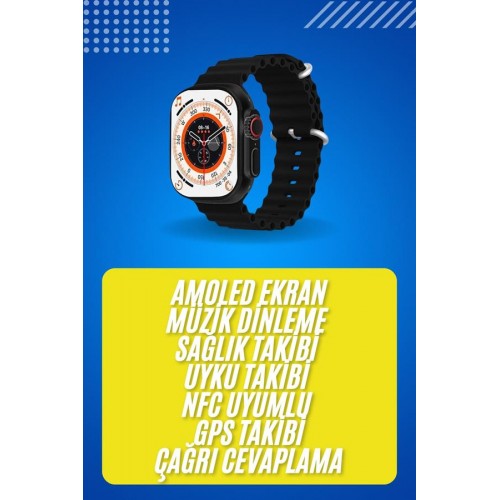 Android ve İOS Uyumlu Arama Konuşma Yapabilen Akıllı Saat