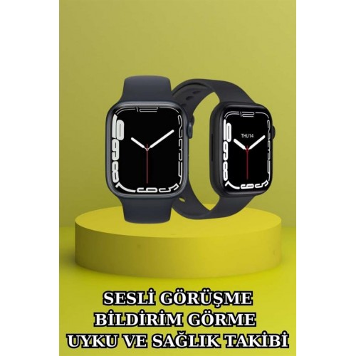 3.Nesil TWS Bluetooth Kulaklık ve Dokunmatik Ekran Akıllı Saat Sesli Görüşme