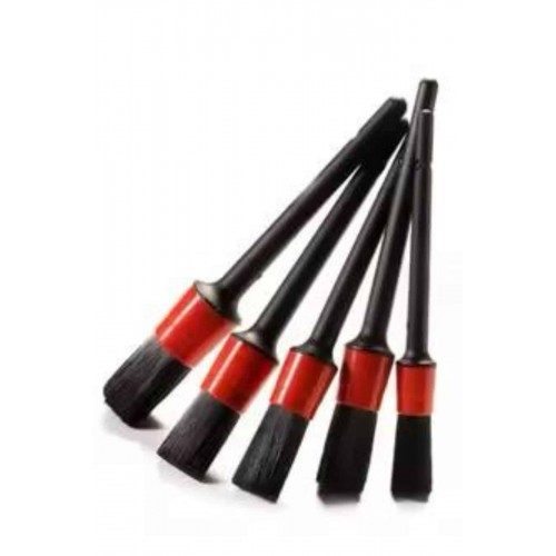 5 Adet Oto Detaylı Temizleyici Araç İçi Temizlik Fırça Seti Koltuk Döşeme Kapı Toz Alma Fırçası