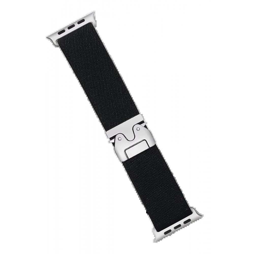 Apple Watch 42mm Forest Kumaş Kordon - Siyah-(5796)