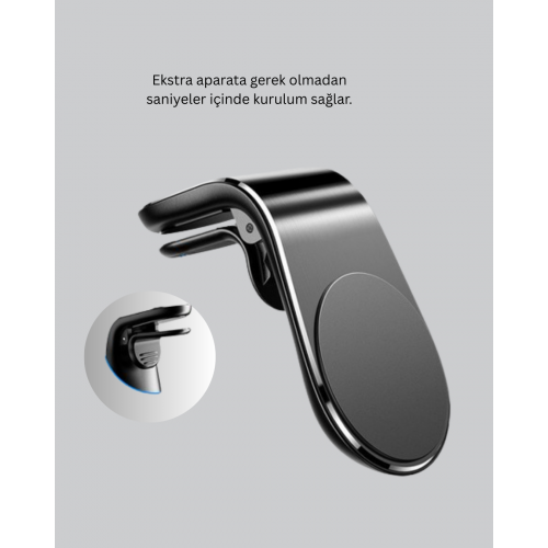 Güçlü Mıknatıslı Araç İçi Telefon Tutucu – Evrensel Uyum