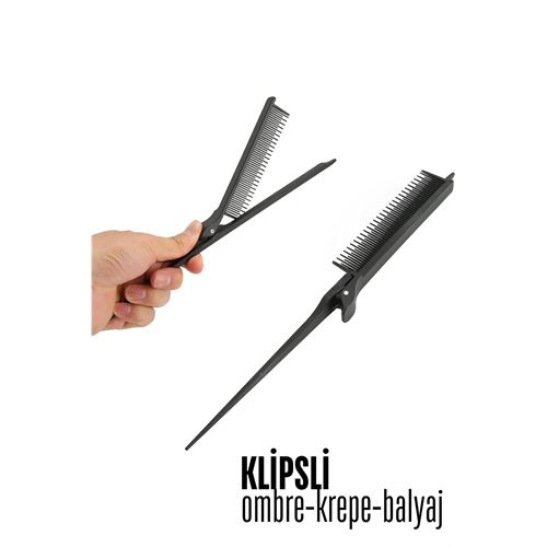 Turk Klipsli Krepe Ombre Balyaj Tarağı Solingen