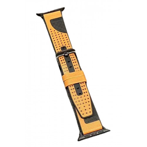 Watch 45mm Buff Deri Kordon - Taba-(5796)