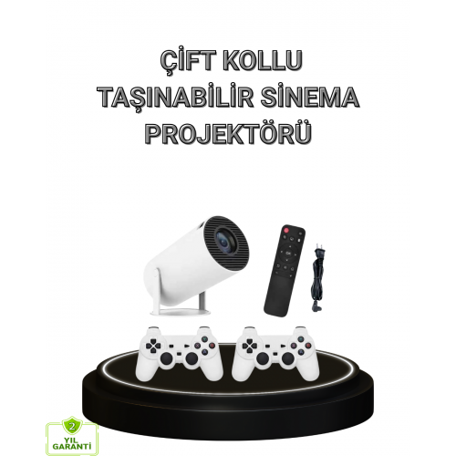 Bluetooth 5.0 ve Wi-Fi 6 Akıllı 4K Projeksiyon