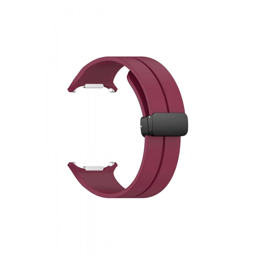 Watch 7 Ultra KR418 Tender Silikon Kordon - Bordo-(5796)