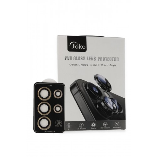 Samsung Galaxy S23 Ultra PVD Metal Kamera Lens - Gold-(5796)